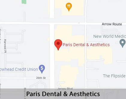 Map image for Options for Replacing Missing Teeth in Rancho Cucamonga, CA